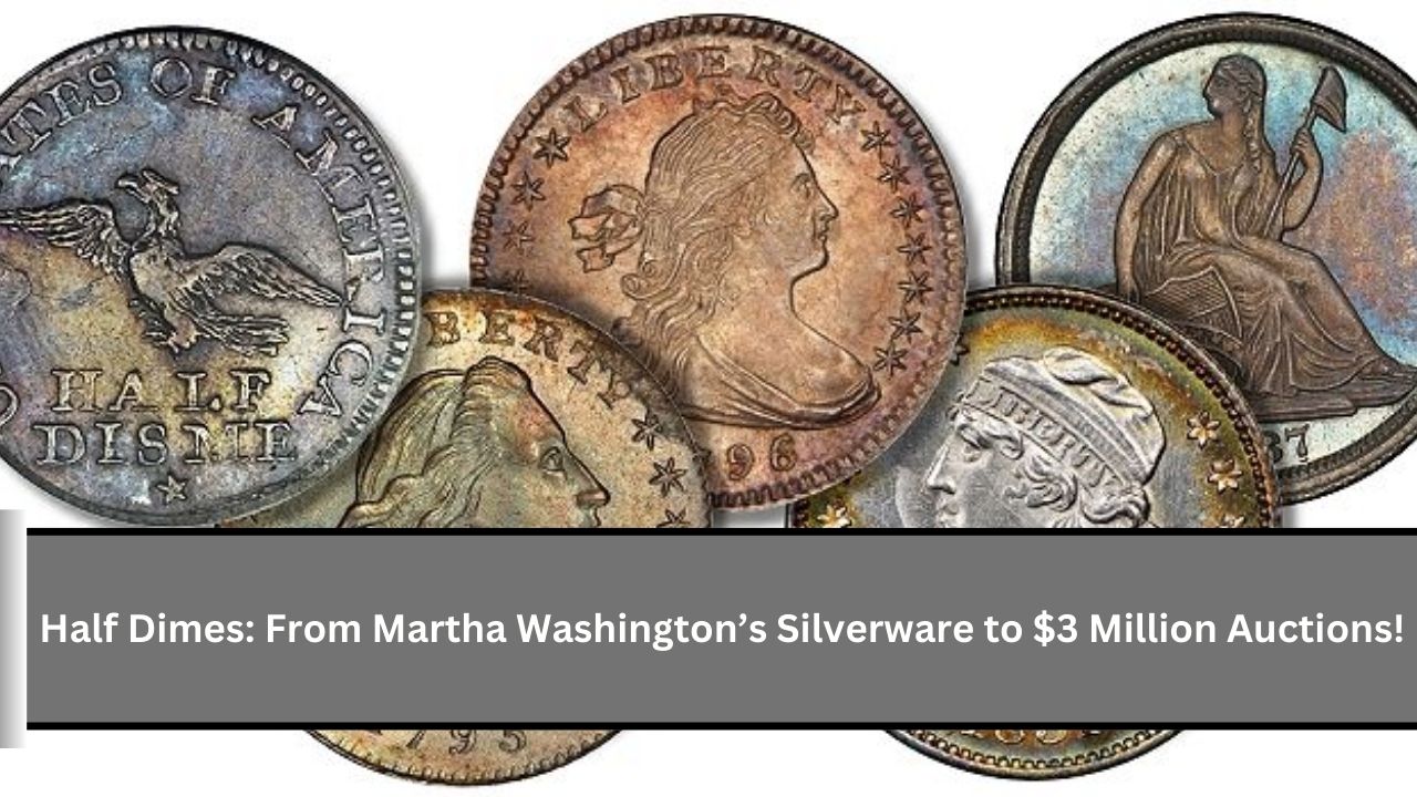 Half Dimes: From Martha Washington’s Silverware to $3 Million Auctions!